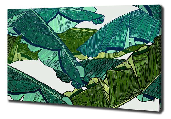 Print pe canvas frunze de bananier