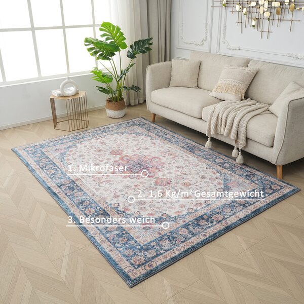 Covor Omar albastru 200/290 cm