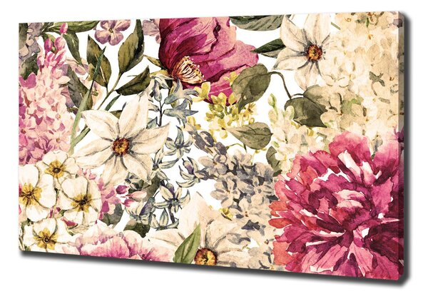 Print pe pânză model floral