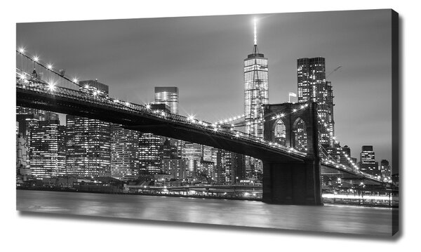 Tablou pe pânză canvas New York, pe timp de noapte