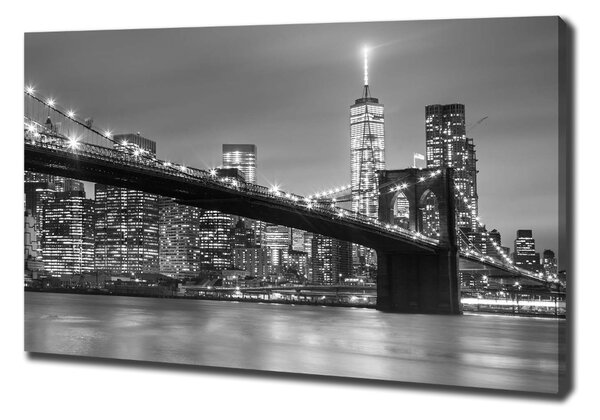 Tablou pe pânză canvas New York, pe timp de noapte
