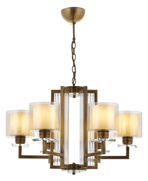 Candelabru suspendat VARANA, 6 x E27, 40 W, 230 V, bronz