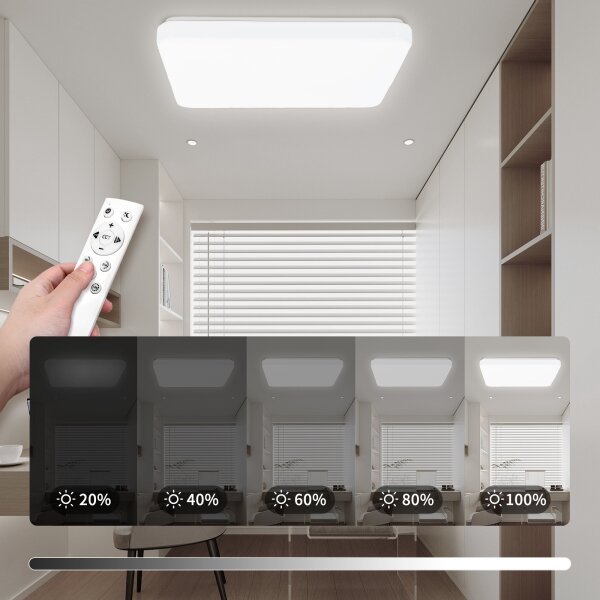 Brilagi - Plafonieră LED dimabilă MILKY WAY LED/24W/230V 3000-6500K + telecomandă