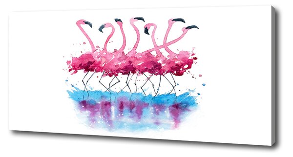 Pictură pe pânză Flamingos