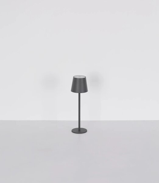 Globo 58488G-LED Lampă de masă VANNIE, reglabilă, cu control tactil, reîncărcabilă, pentru exterior, 3W/5V IP54 1800mAh gri
