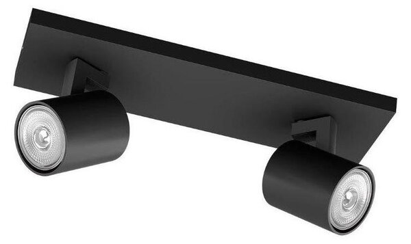 Philips - Spot LED RGBW reglabil RUNNER 2xGU10/6,5W/230V negru