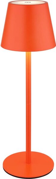 Globo 58488R-LED Lampă de masă VANNIE reglabilă, cu control tactil, reîncărcabilă, pentru exterior, 3W/5V IP54 1800mAh roșie