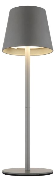 Globo 58488G-LED Lampă de masă VANNIE, reglabilă, cu control tactil, reîncărcabilă, pentru exterior, 3W/5V IP54 1800mAh gri