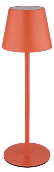 Globo 58488R-LED Lampă de masă VANNIE reglabilă, cu control tactil, reîncărcabilă, pentru exterior, 3W/5V IP54 1800mAh roșie