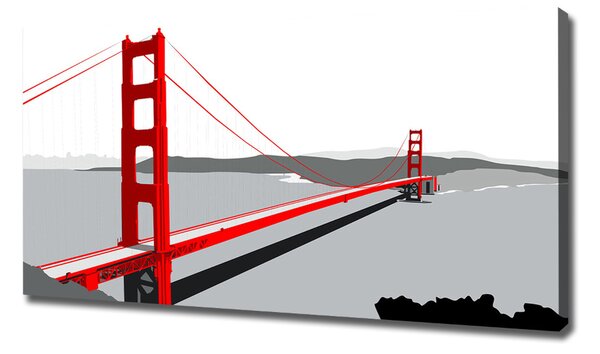 Tablou pe pânză canvas Podul din San Francisco
