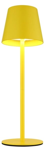 Globo 58488Y-LED Lampă de masă VANNIE, cu dimmer, tactilă, reîncărcabilă, pentru exterior, 3W/5V IP54 1800mAh, galbenă