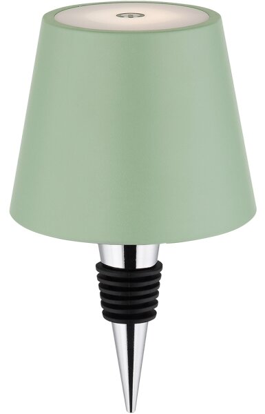 Globo 58488BG-LED Lampă de masă pentru exterior 3-în-1 VANNIE, dimmabilă cu comandă tactilă și reîncărcabilă, 3W/5V IP54 verde
