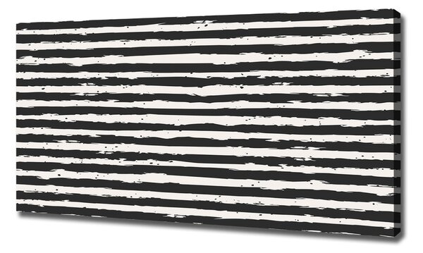 Imprimare tablou canvas dungi negre și albe