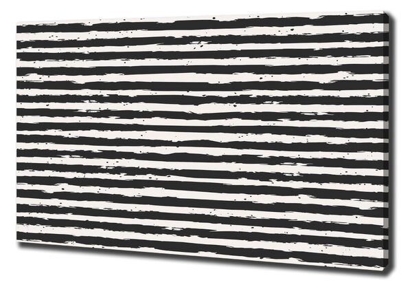 Imprimare tablou canvas dungi negre și albe