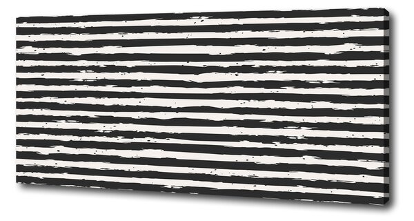 Imprimare tablou canvas dungi negre și albe