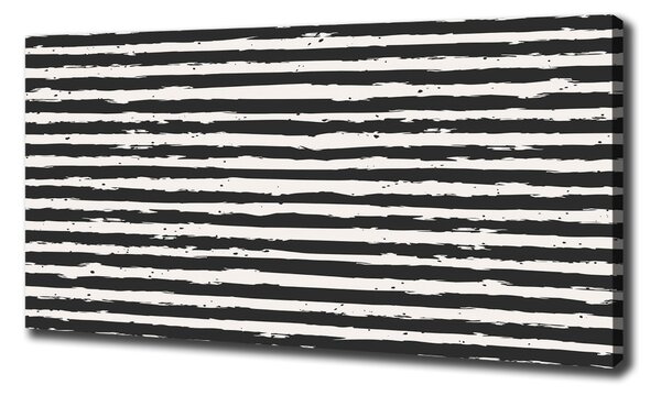 Imprimare tablou canvas dungi negre și albe