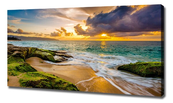 Print pe canvas Apus de soare pe mare