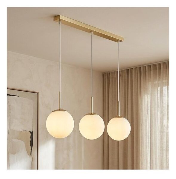 Brilagi - Lustra suspendată pe cablu MILO 3xE27/60W/230V aurie
