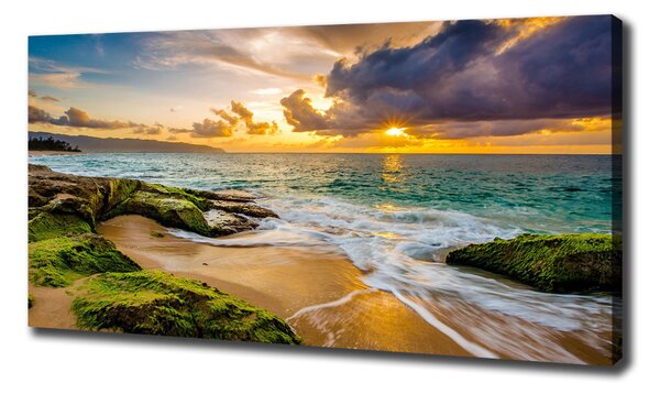 Print pe canvas Apus de soare pe mare