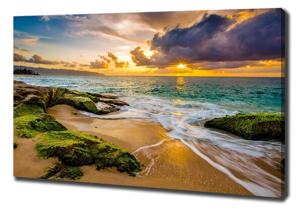Print pe canvas Apus de soare pe mare