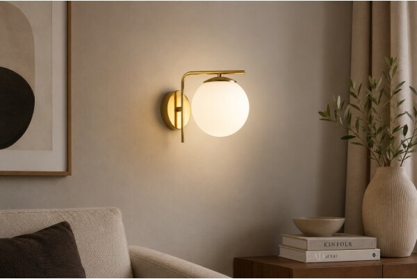 Brilagi - Lampă de perete MILO 1xE27/60W/230V aurie
