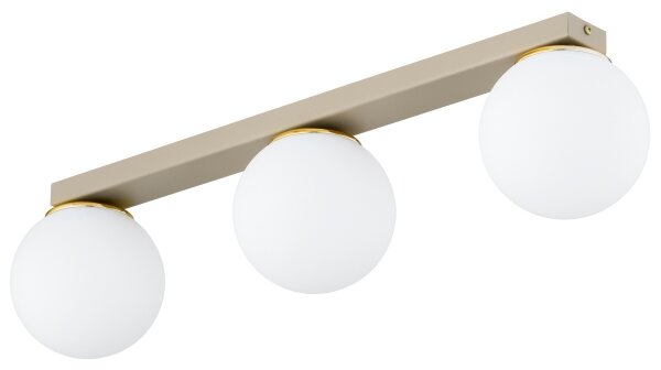 Brilagi - Lampă spot MILO 3xE27/60W/230V bej/auriu