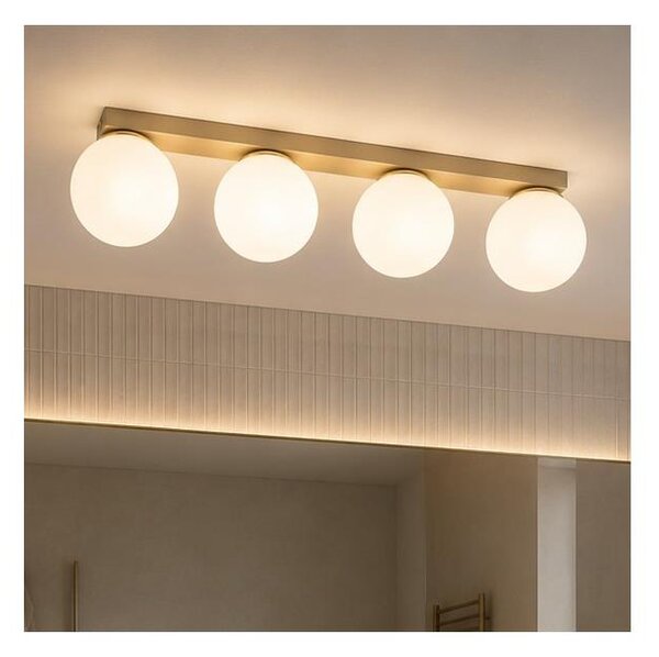 Brilagi - Plafonieră cu spoturi MILO 4xE27/60W/230V bej/auriu