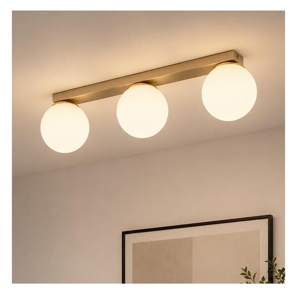 Brilagi - Lampă spot MILO 3xE27/60W/230V bej/auriu