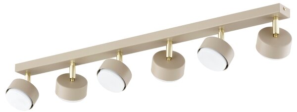 Brilagi - Lampă spot LED MONO 6xGX53/30W/230V bej/auriu
