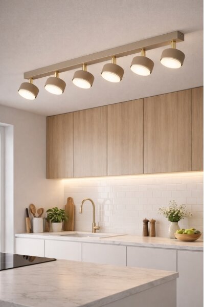 Brilagi - Lampă spot LED MONO 6xGX53/30W/230V bej/auriu