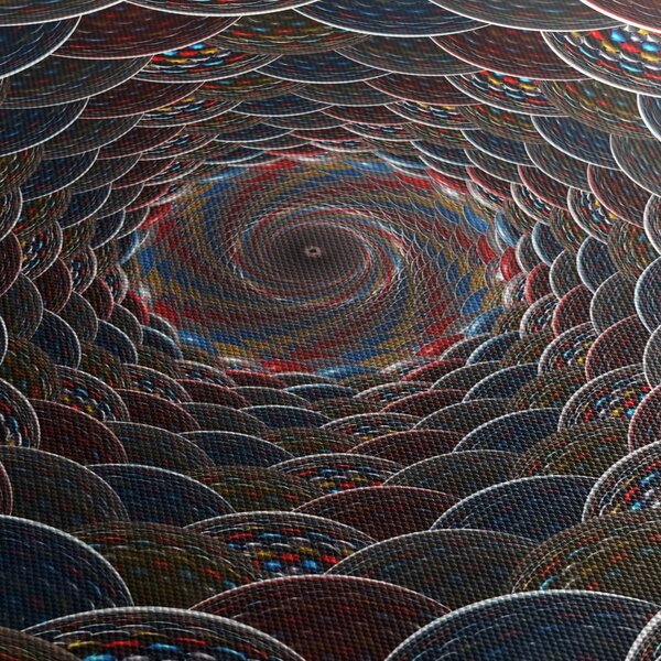 Tablou - Vortex (cu ceas) (90x30 cm)