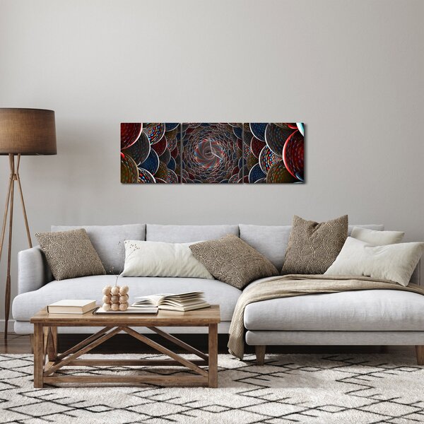 Tablou - Vortex (cu ceas) (90x30 cm)