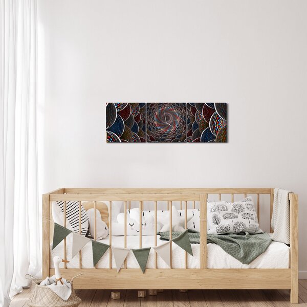 Tablou - Vortex (cu ceas) (90x30 cm)