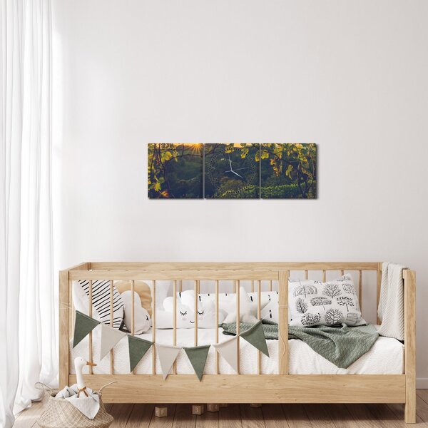 Tablou - Podgorii (cu ceas) (90x30 cm)