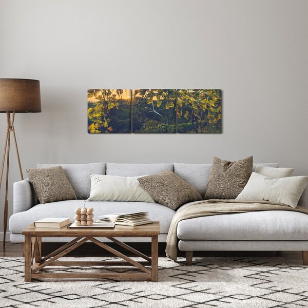 Tablou - Podgorii (cu ceas) (90x30 cm)