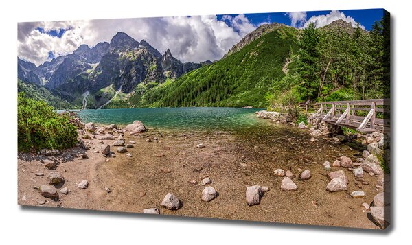 Tablou pe pânză Lacul în munți