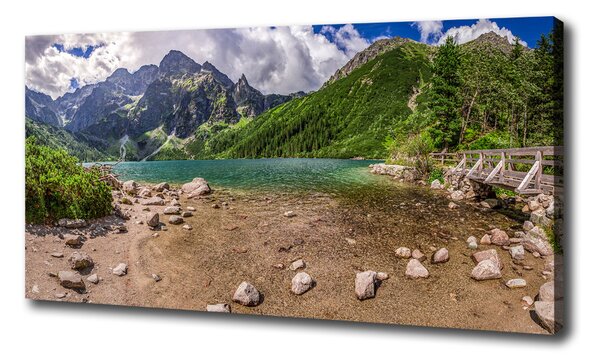 Tablou pe pânză Lacul în munți