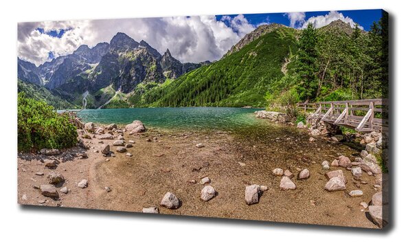 Tablou pe pânză Lacul în munți