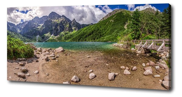 Tablou pe pânză Lacul în munți