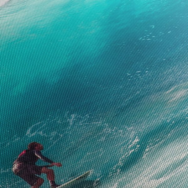 Tablou - Surfer în valuri (90x60 cm)