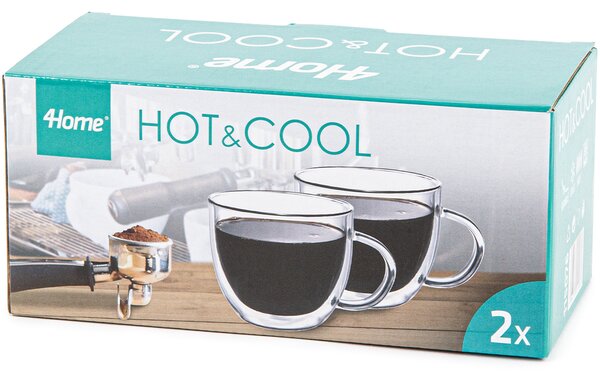 Pahare Termo 4Home Tea Hot&Cool 350 ml, 2 buc