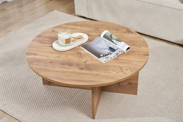Soleil atlanti fenyő dohányzóasztal