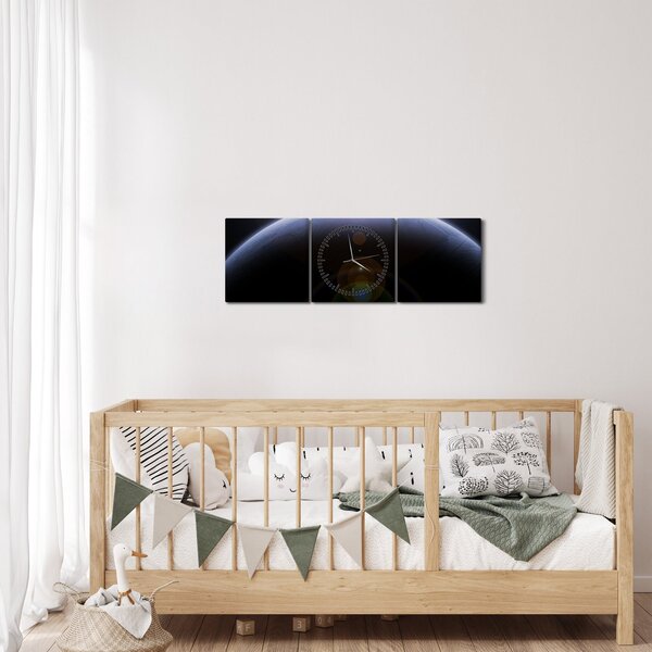 Tablou - Corp cosmic (cu ceas) (90x30 cm)