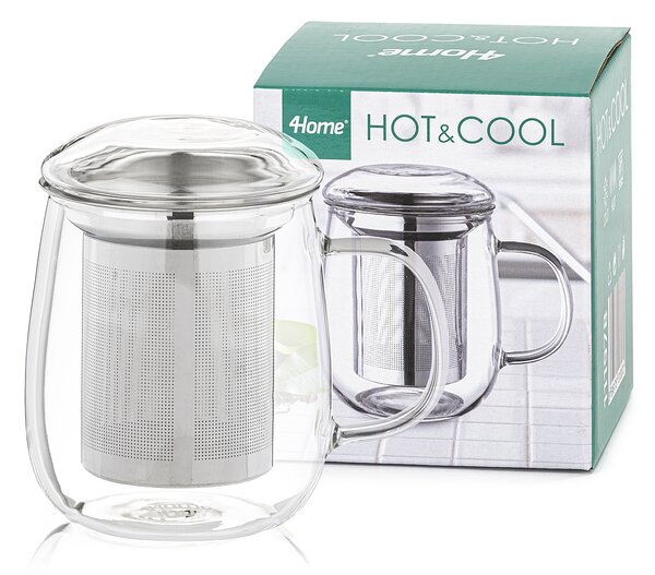 Cană ceai cu infuzor 4Home Hot&Cool 450 ml