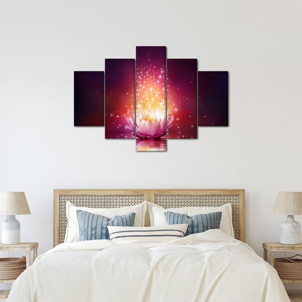 Tablou cu floare de lotus (150x105 cm)