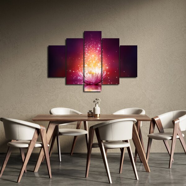 Tablou cu floare de lotus (150x105 cm)