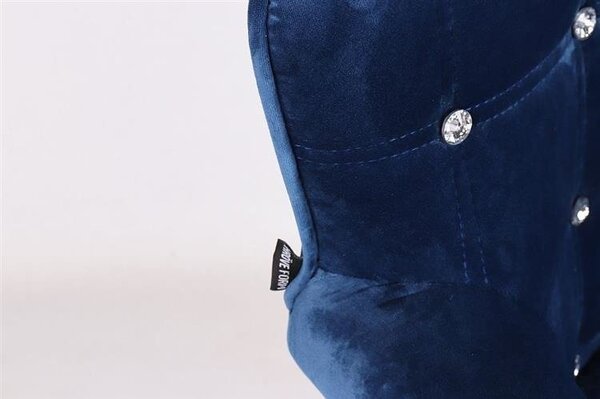 HR804CK Scaun Bleumarin din Catifea