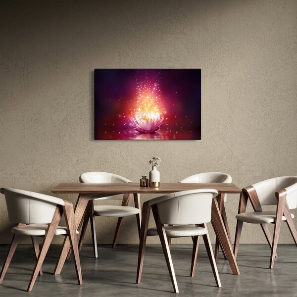 Tablou cu floare de lotus (90x60 cm)