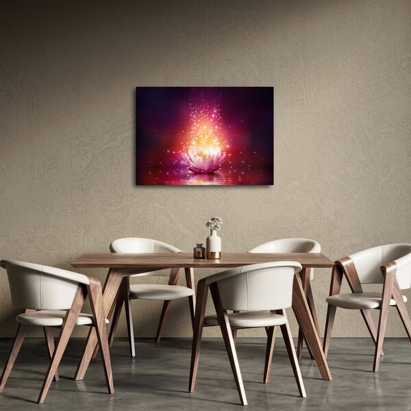 Tablou cu floare de lotus (70x50 cm)