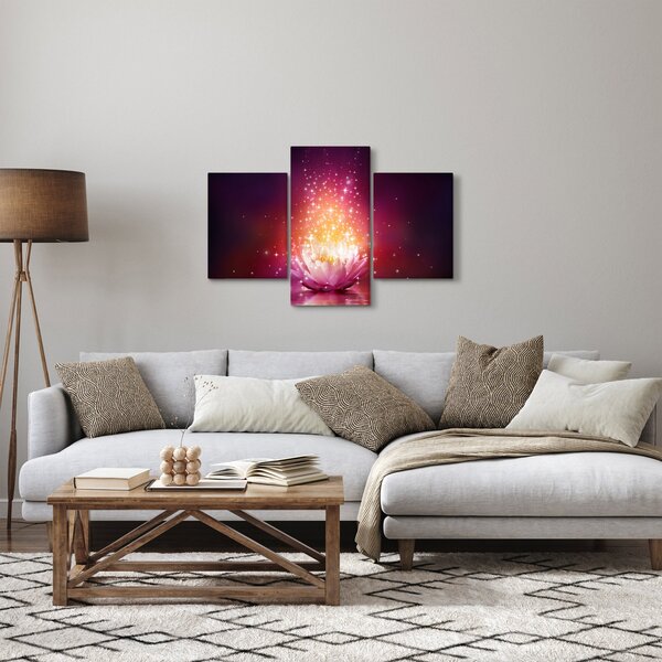 Tablou cu floare de lotus (90x60 cm)